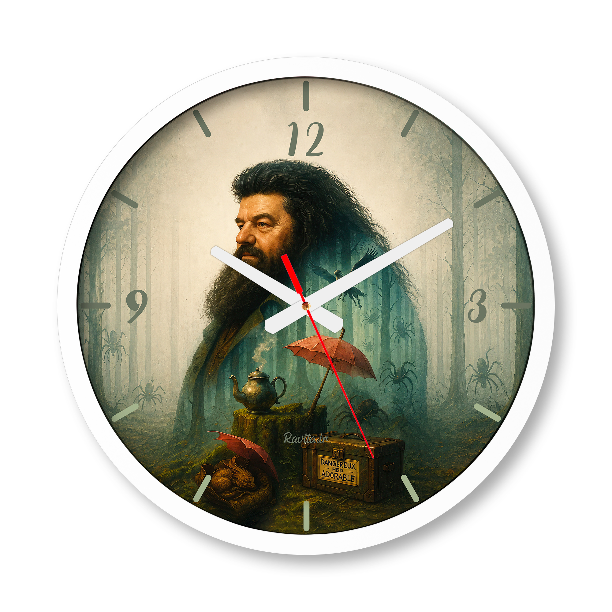 ساعت دیواری بزرگ راویتا طرح هاگرید و جنگل ممنوعه - Hagrid and the Forbidden Forest کد 3853 ساعت دیواری بزرگ راویتا طرح هاگرید و جنگل ممنوعه - Hagrid and the Forbidden Forest کد 3853