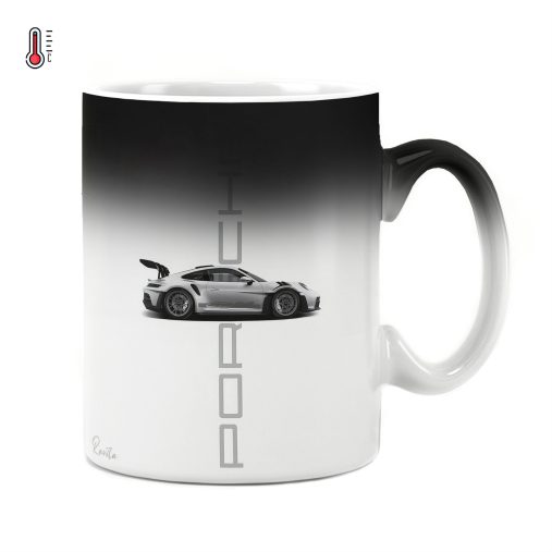 ماگ حرارتی راویتا طرح پورشه - Porsche 911 GT3 RS کد 3877