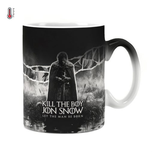 ماگ حرارتی راویتا طرح جان اسنو بازی تاج‌وتخت - Jon Snow Game of Thrones کد 3903