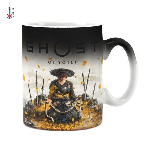 ماگ حرارتی راویتا طرح آتسو شبح یوتِی - Atsu Ghost of Yōtei کد 3935