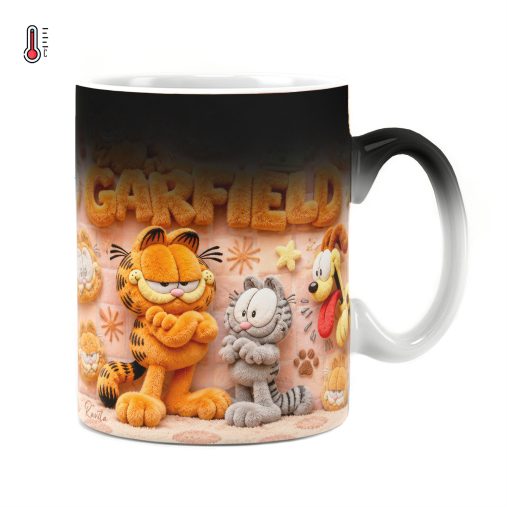 ماگ حرارتی راویتا طرح گارفیلد اودی و نرمان -  Garfield Odie & Nermal کد 3938