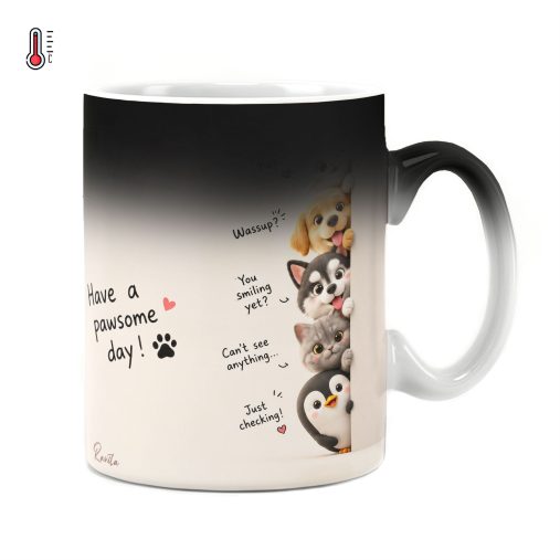 ماگ حرارتی راویتا طرح حیوانات بامزه - Cute Animal کد 3940