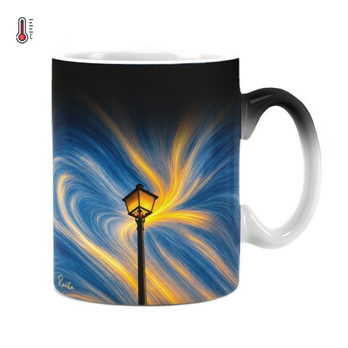 ماگ حرارتی راویتا طرح چراغ شب پرستاره ونگوک - Van Gogh Starry Night Lamp کد 3942