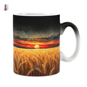 ساعت دیواری بزرگ راویتا طرح غروب طلایی در گندمزار- Golden Sunset Over the Wheat Field کد 3949 ساعت دیواری بزرگ راویتا طرح غروب طلایی در گندمزار- Golden Sunset Over the Wheat Field کد 3949