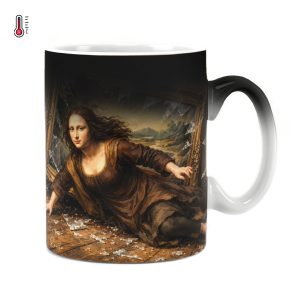 ساعت دیواری بزرگ راویتا طرح مونالیزا در قاب شکسته - Mona Lisa in a Broken Frame کد 3956 ساعت دیواری بزرگ راویتا طرح مونالیزا در قاب شکسته - Mona Lisa in a Broken Frame کد 3956