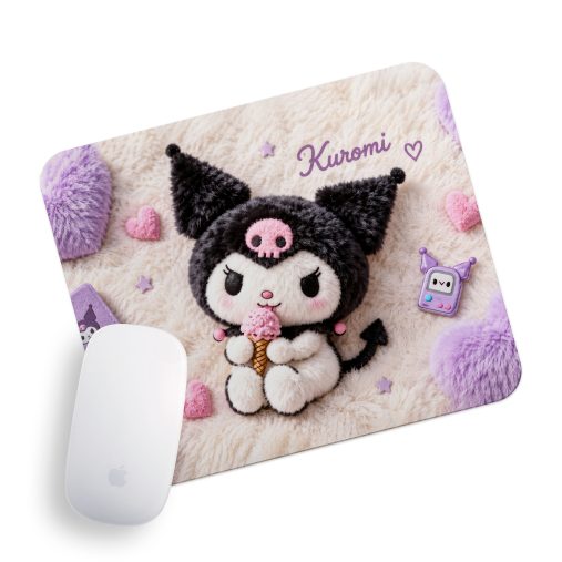 پدماوس راویتا طرح کرومی با بستنی - Kuromi with Ice Cream کد 3954