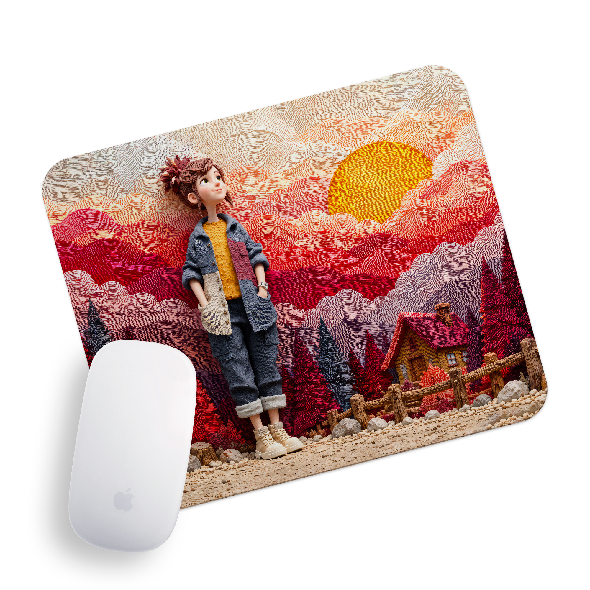 پدماوس راویتا طرح دختر در غروب جنگل رنگی - Girl in a Colorful Forest Sunset کد 3955 پدماوس راویتا طرح دختر در غروب جنگل رنگی - Girl in a Colorful Forest Sunset کد 3955