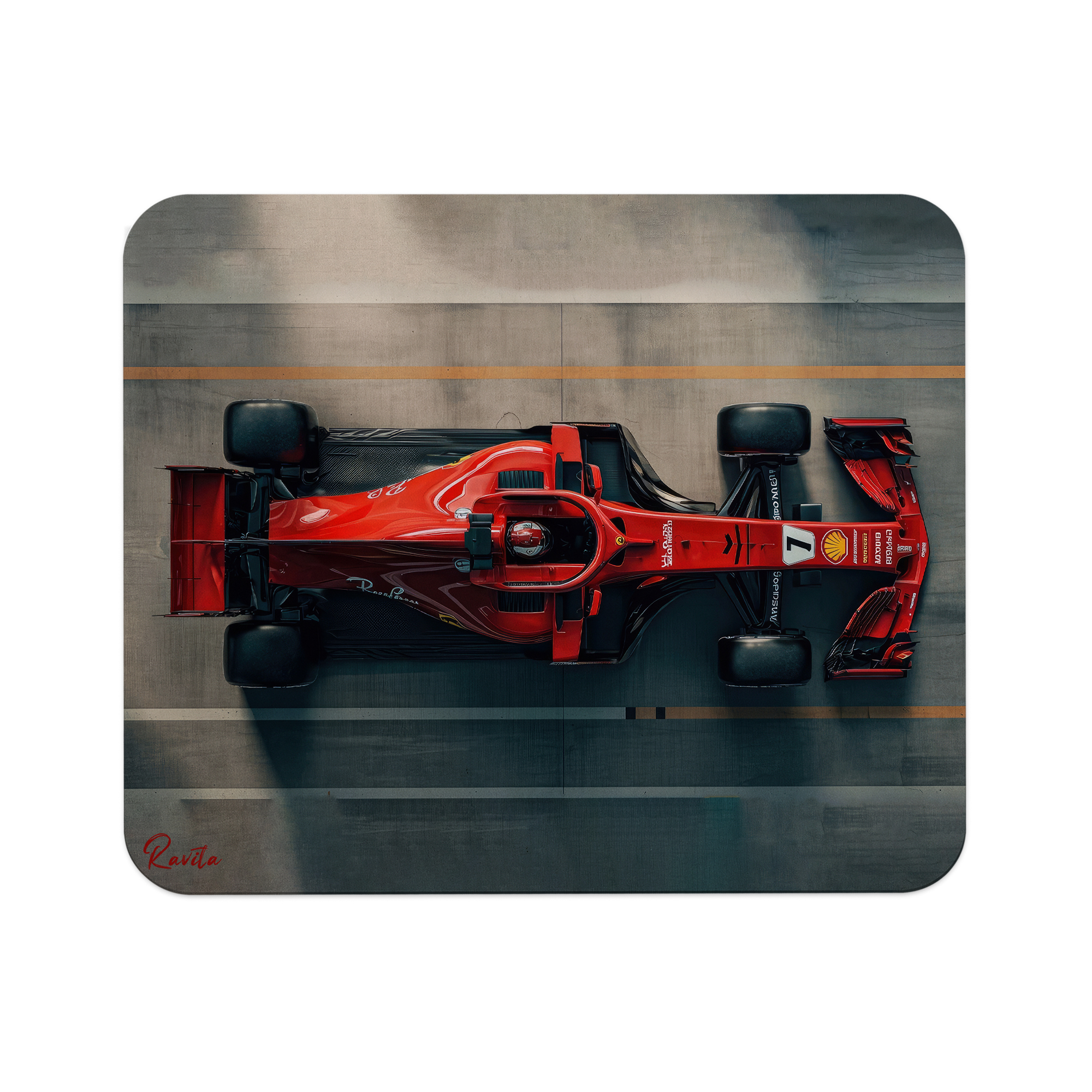 پدماوس راویتا طرح فراری فرمول یک - Ferrari SF71H Formula 1 کد 3866 پدماوس راویتا طرح فراری فرمول یک - Ferrari SF71H Formula 1 کد 3866