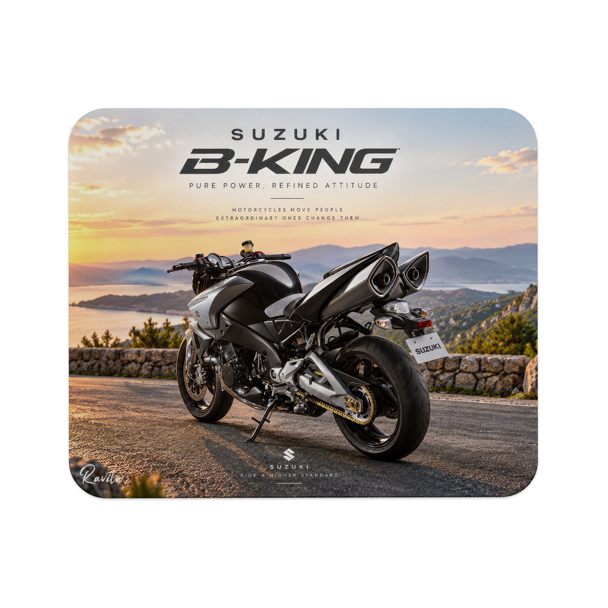پدماوس راویتا طرح سوزوکی - Suzuki B-King کد 3871 پدماوس راویتا طرح سوزوکی - Suzuki B-King کد 3871