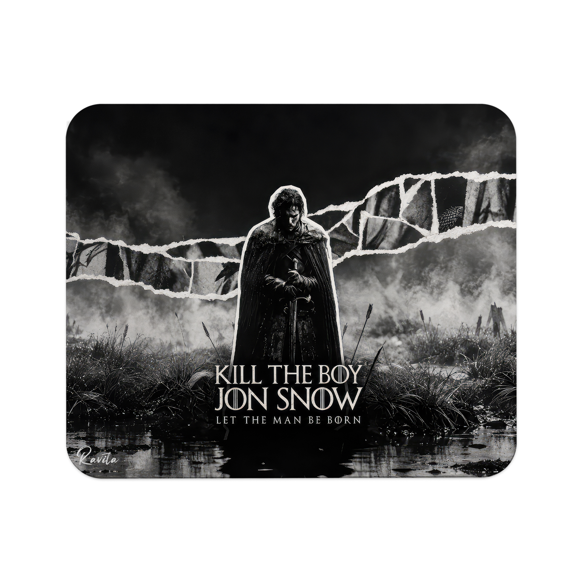 پدماوس راویتا طرح جان اسنو بازی تاجوتخت - Jon Snow Game of Thrones کد 3903 پدماوس راویتا طرح جان اسنو بازی تاجوتخت - Jon Snow Game of Thrones کد 3903