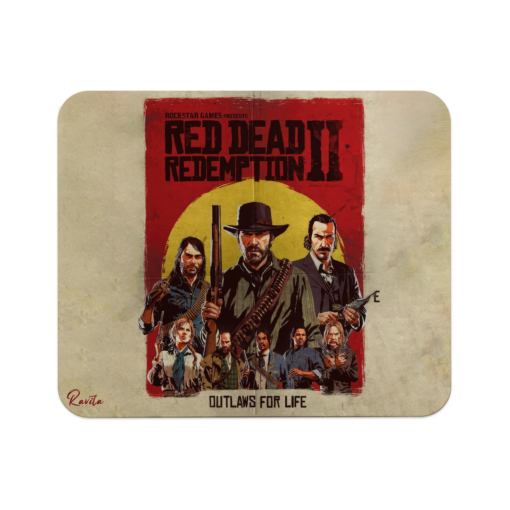 پدماوس راویتا طرح آرتور مورگان رد دد ردمپشن ۲ - Red Dead Redemption 2 کد 3920 پدماوس راویتا طرح آرتور مورگان رد دد ردمپشن ۲ - Red Dead Redemption 2 کد 3920