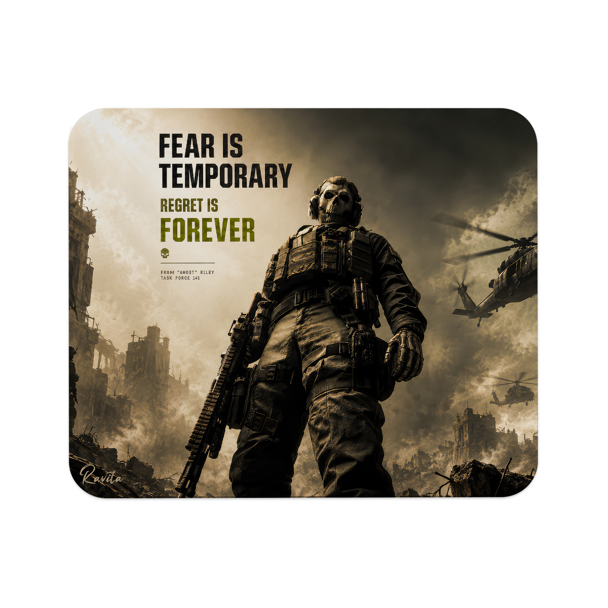 پدماوس راویتا طرح گوست کال اف دیوتی مدرن وارفر - Ghost Call of Dut Modern Warfare کد 3923 پدماوس راویتا طرح گوست کال اف دیوتی مدرن وارفر - Ghost Call of Dut Modern Warfare کد 3923