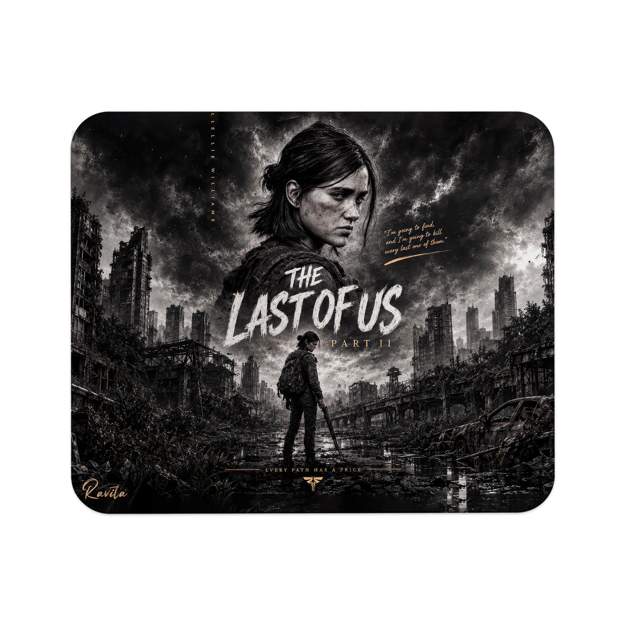 پدماوس راویتا طرح الی آخرین بازمانده ۲ - Ellie The Last of Us کد 3928 پدماوس راویتا طرح الی آخرین بازمانده ۲ - Ellie The Last of Us کد 3928