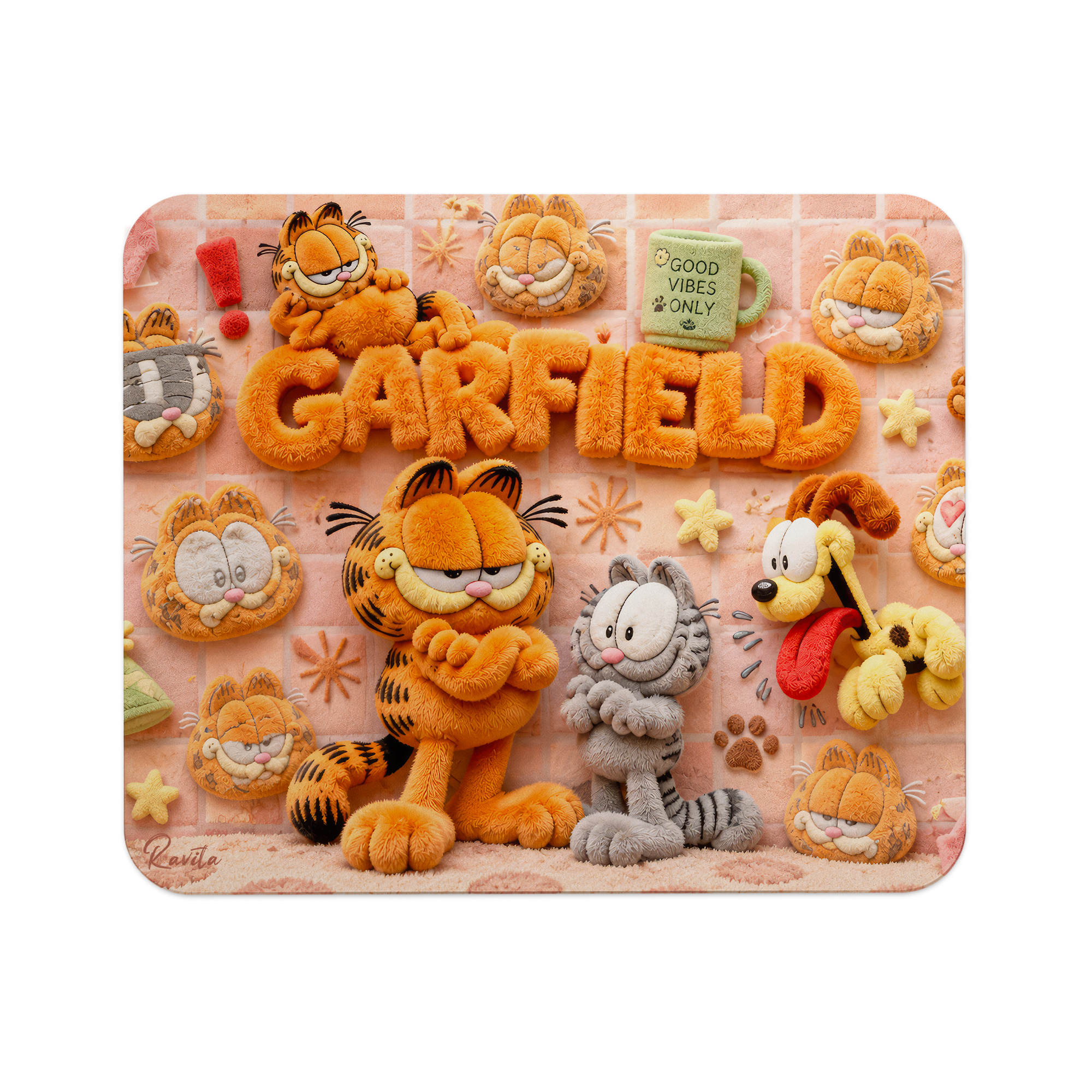 پدماوس راویتا طرح گارفیلد اودی و نرمان - Garfield Odie & Nermal کد 3938 پدماوس راویتا طرح گارفیلد اودی و نرمان - Garfield Odie & Nermal کد 3938