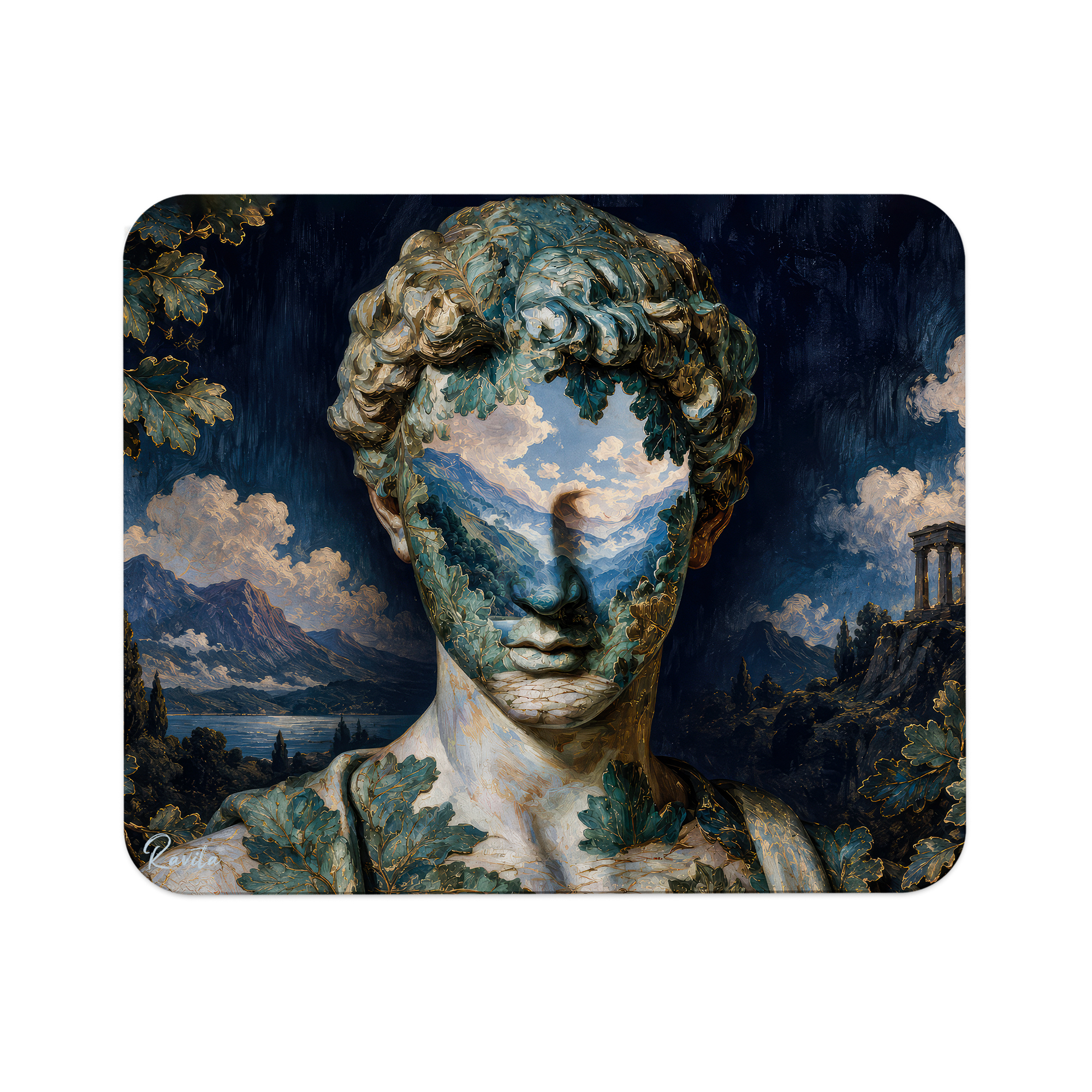 پدماوس راویتا طرح چهره کلاسیک با منظره کوهستان - Classical Portrait with Mountain Landscape کد 3946 پدماوس راویتا طرح چهره کلاسیک با منظره کوهستان - Classical Portrait with Mountain Landscape کد 3946
