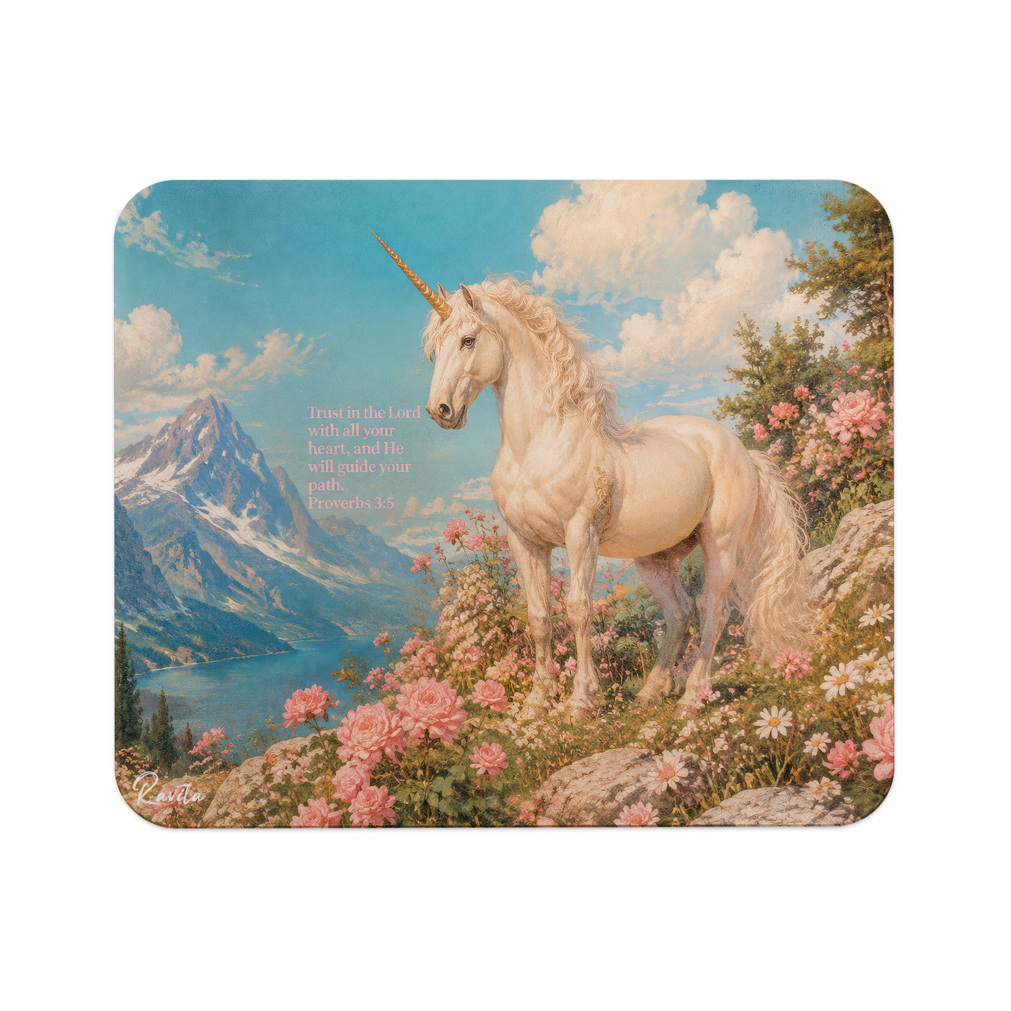 پدماوس راویتا طرح اسب تکشاخ در باغ گل ها - Unicorn in the Flower Garden کد 3964 پدماوس راویتا طرح اسب تکشاخ در باغ گل ها - Unicorn in the Flower Garden کد 3964