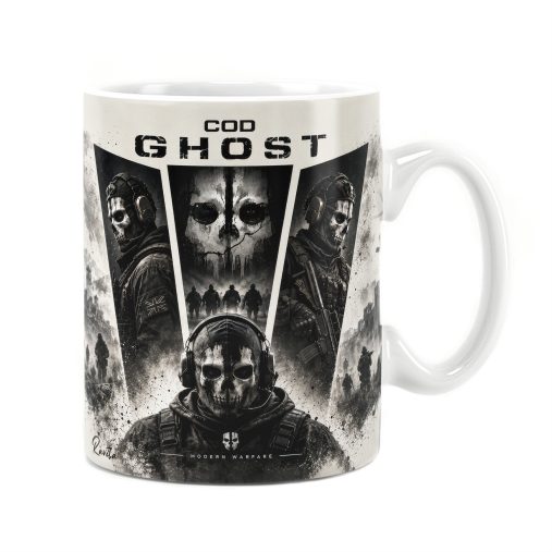ماگ راویتا طرح گوست کال اف دیوتی - Ghost Call of Duty کد 3924