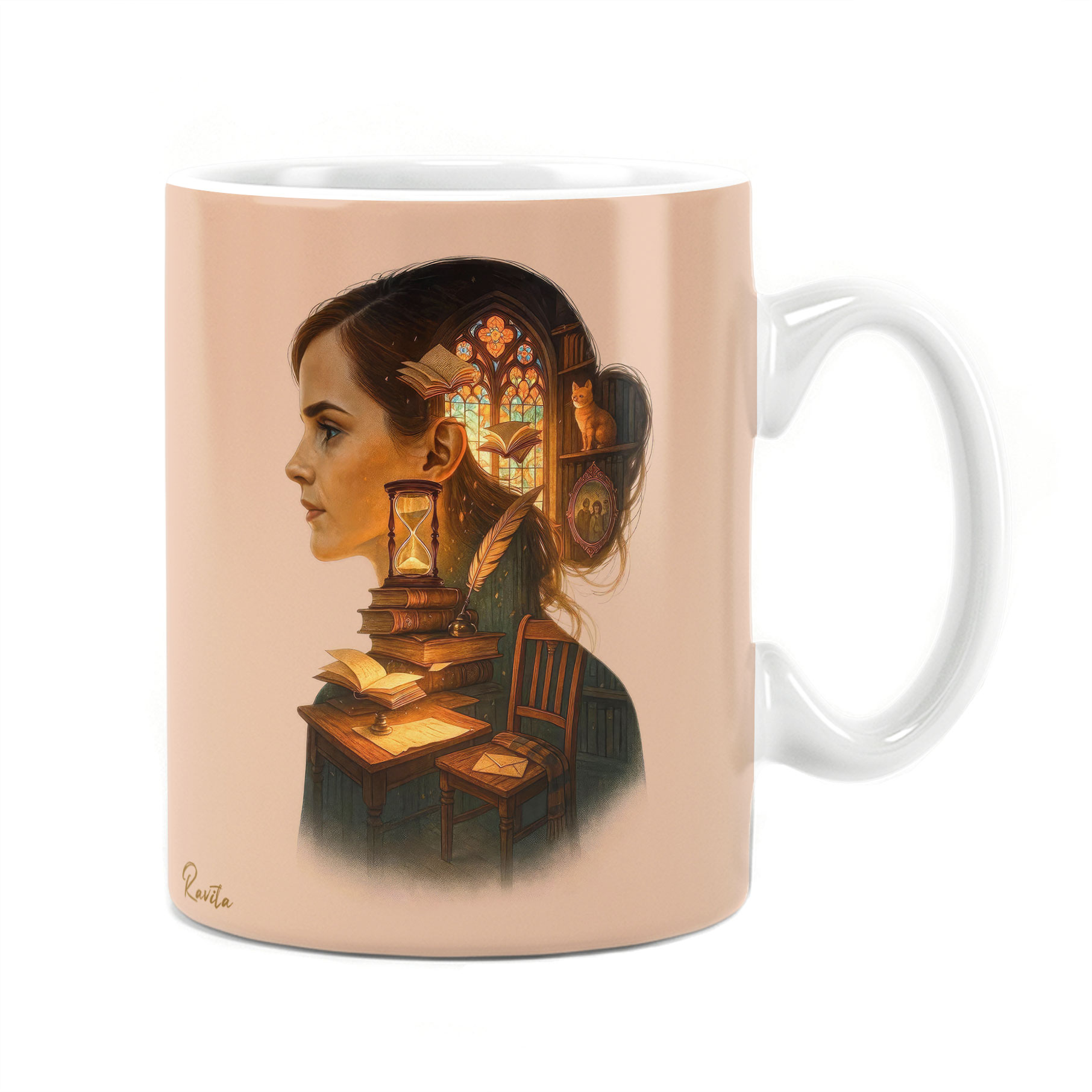 ماگ راویتا طرح هرماینی گرنجر - Hermione Granger کد 3855 ماگ راویتا طرح هرماینی گرنجر - Hermione Granger کد 3855