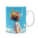 ماگ راویتا طرح چهره کلاسیک با منظره کوهستان - Classical Portrait with Mountain Landscape کد 3946