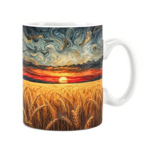 ساعت دیواری بزرگ راویتا طرح غروب طلایی در گندمزار- Golden Sunset Over the Wheat Field کد 3949 ساعت دیواری بزرگ راویتا طرح غروب طلایی در گندمزار- Golden Sunset Over the Wheat Field کد 3949