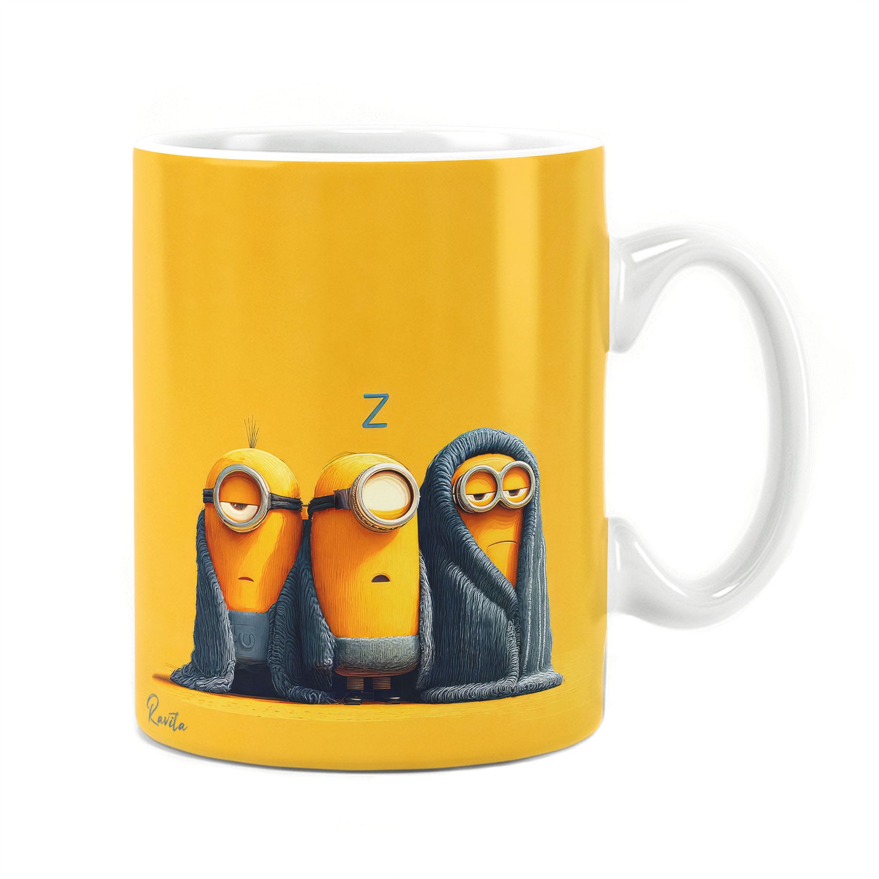 ماگ حرارتی راویتا طرح مینیونهای خوابآلود - Sleepy Minions کد 3951 ماگ حرارتی راویتا طرح مینیونهای خوابآلود - Sleepy Minions کد 3951