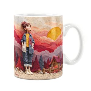 ساعت دیواری بزرگ راویتا طرح دختر در غروب جنگل رنگی - Girl in a Colorful Forest Sunset کد 3955 ساعت دیواری بزرگ راویتا طرح دختر در غروب جنگل رنگی - Girl in a Colorful Forest Sunset کد 3955