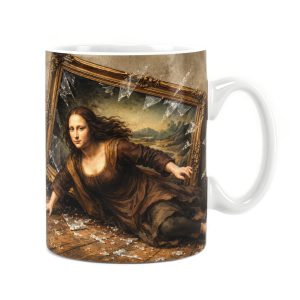ساعت دیواری بزرگ راویتا طرح مونالیزا در قاب شکسته - Mona Lisa in a Broken Frame کد 3956 ساعت دیواری بزرگ راویتا طرح مونالیزا در قاب شکسته - Mona Lisa in a Broken Frame کد 3956