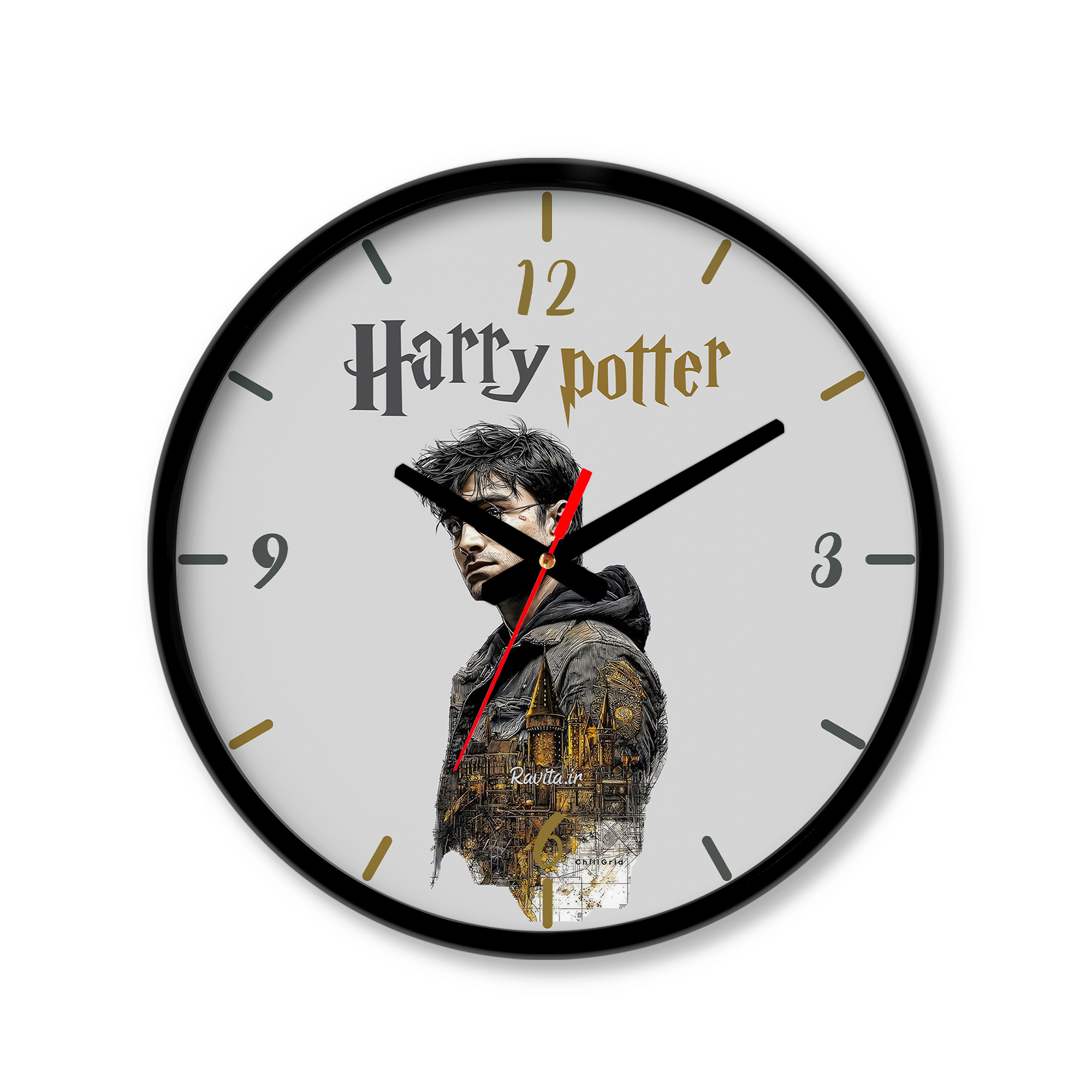 ساعت رومیزی دیواری راویتا طرح هری پاتر - Harry Potter کد 3865 ساعت رومیزی دیواری راویتا طرح هری پاتر - Harry Potter کد 3865