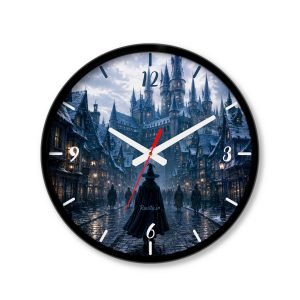 ساعت دیواری بزرگ راویتا طرح هری پاتر و شب برفی - Harry Potter and the Snowy Night کد 3863