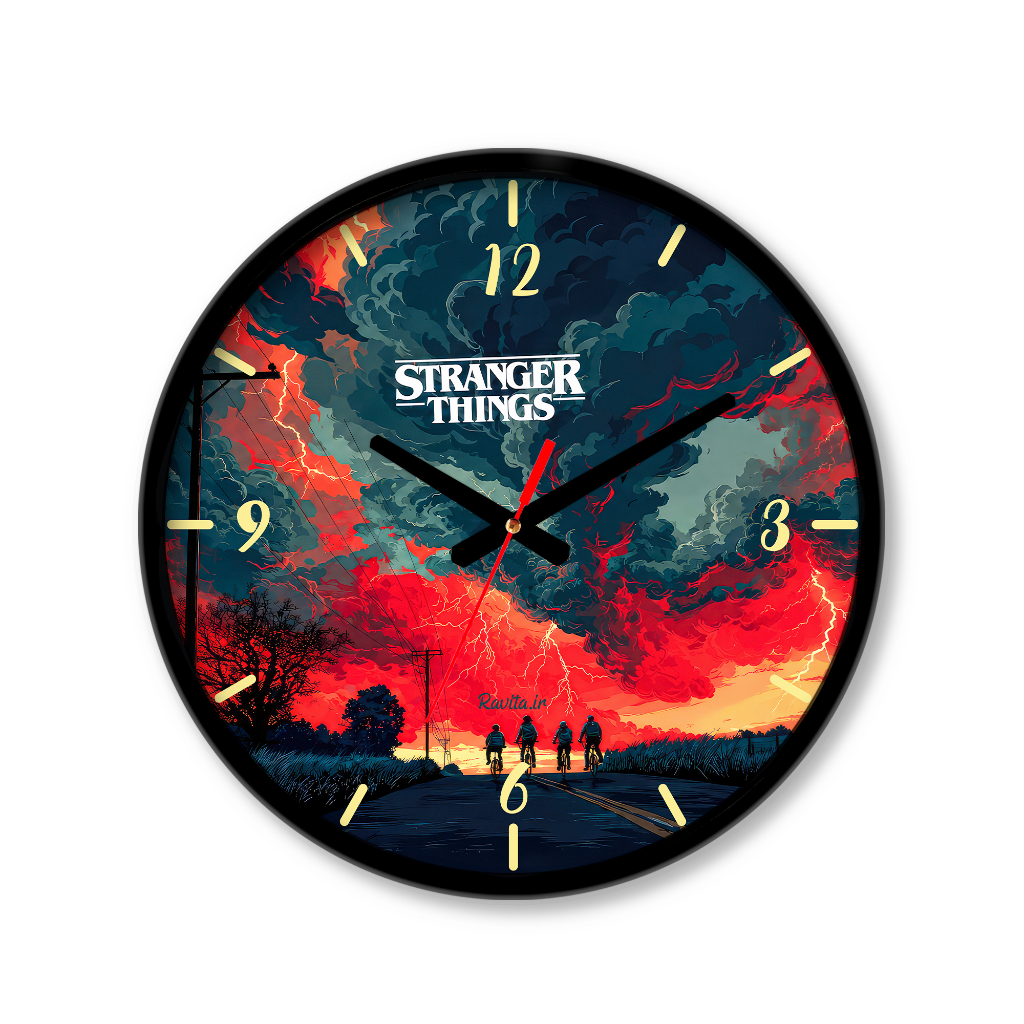 ساعت رومیزی دیواری راویتا طرح استرنجر تینگز- Stranger Things کد 3906 ساعت رومیزی دیواری راویتا طرح استرنجر تینگز- Stranger Things کد 3906