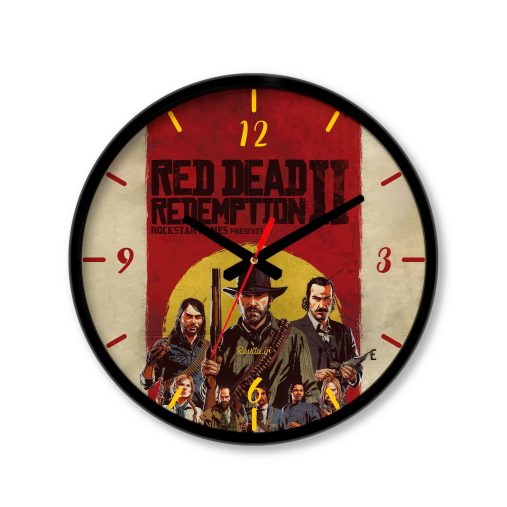 ساعت دیواری بزرگ راویتا طرح آرتور مورگان رد دد ردمپشن ۲ - Red Dead Redemption 2 کد 3920