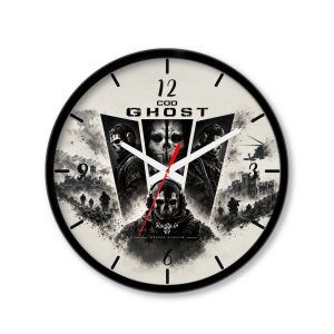 ساعت دیواری بزرگ راویتا طرح گوست کال اف دیوتی - Ghost Call of Duty کد 3924