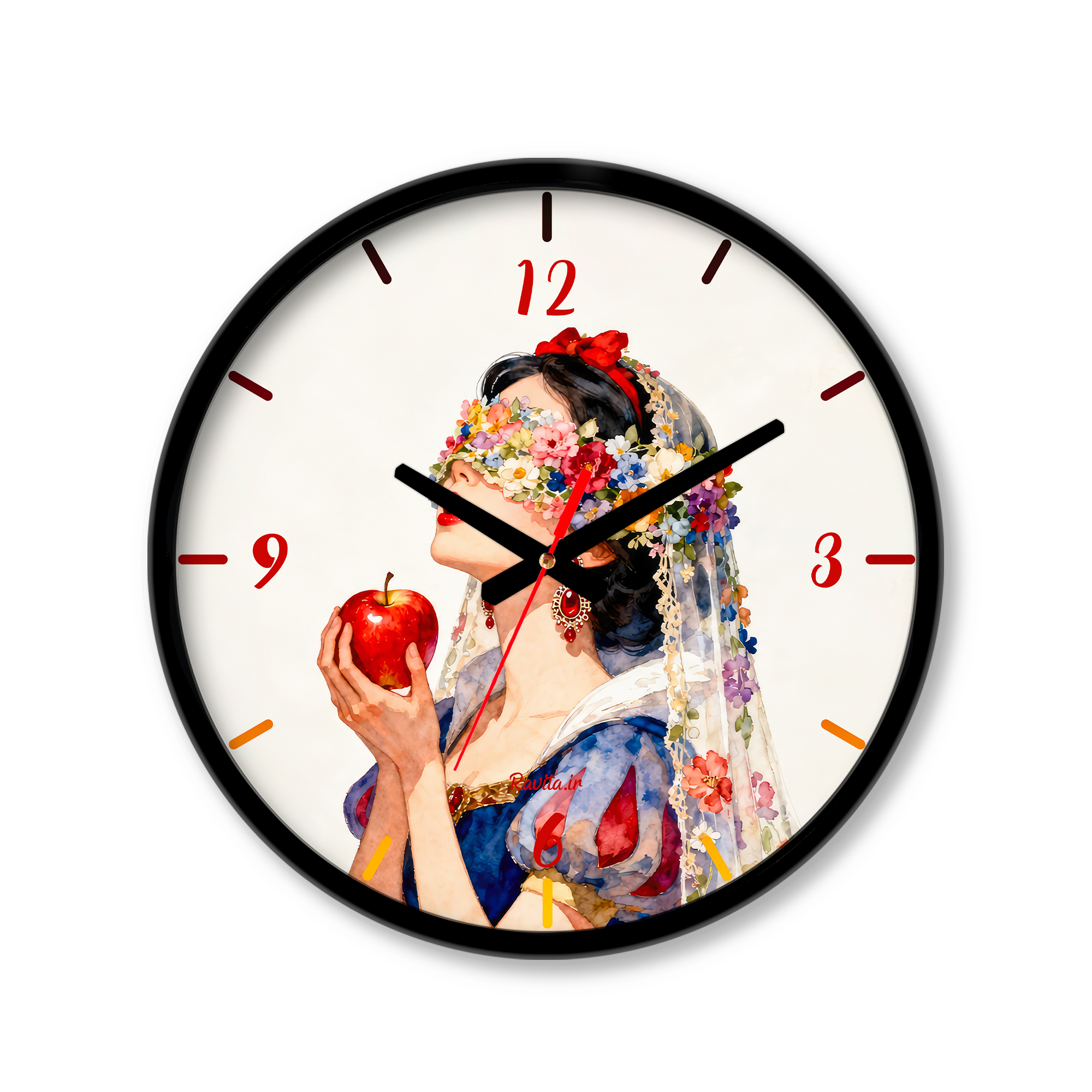 ساعت رومیزی دیواری راویتا طرح سفیدبرفی و سیب سرخ - Snow White and the Red Apple کد 3950 ساعت رومیزی دیواری راویتا طرح سفیدبرفی و سیب سرخ - Snow White and the Red Apple کد 3950