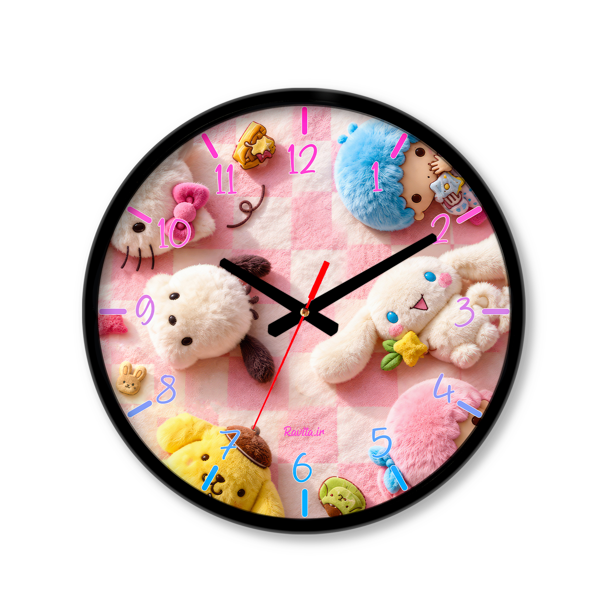 ساعت رومیزی دیواری راویتا طرح هلو کیتی و دوستان - Hello Kitty & Friends کد 3953 ساعت رومیزی دیواری راویتا طرح هلو کیتی و دوستان - Hello Kitty & Friends کد 3953