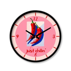 ساعت دیواری بزرگ راویتا طرح فلفلهای قرمز- Just Chillin کد 3960 ساعت دیواری بزرگ راویتا طرح فلفلهای قرمز- Just Chillin کد 3960