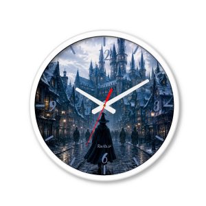 ساعت دیواری بزرگ راویتا طرح هری پاتر و شب برفی - Harry Potter and the Snowy Night کد 3863 ساعت دیواری بزرگ راویتا طرح هری پاتر و شب برفی - Harry Potter and the Snowy Night کد 3863