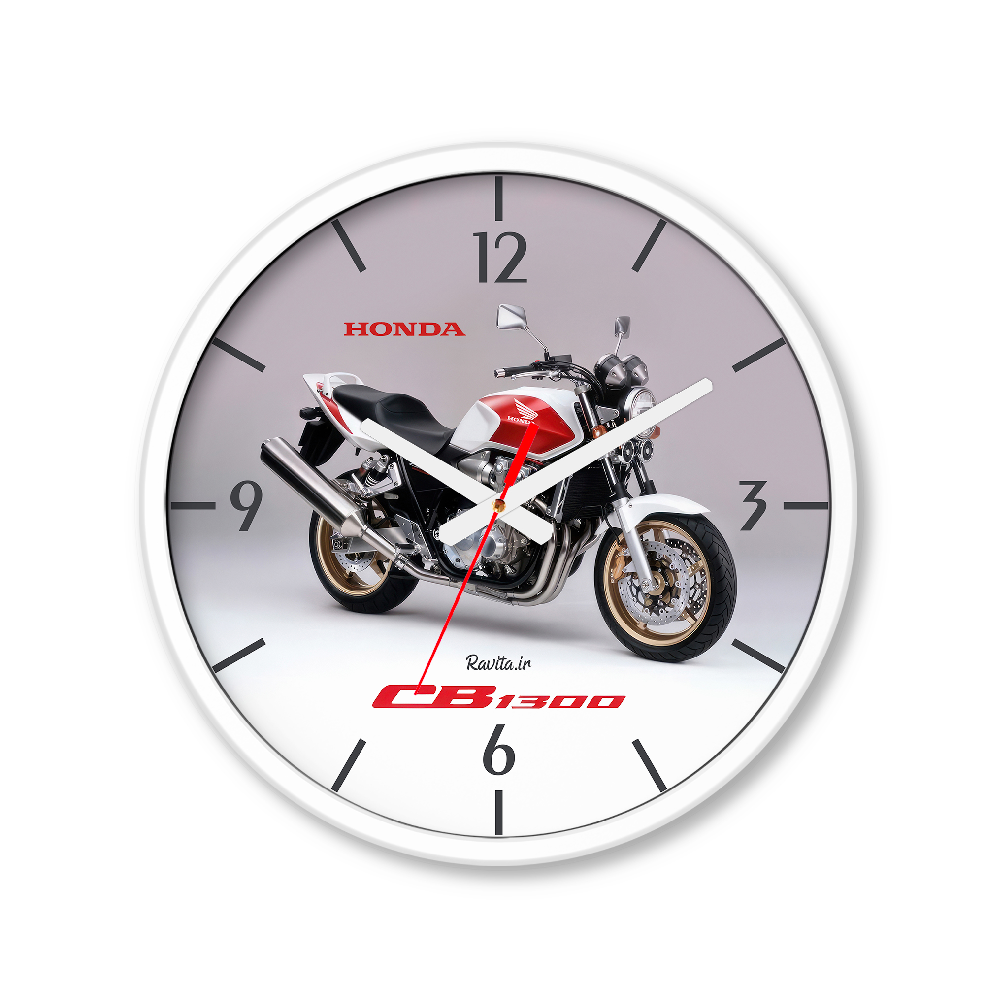 ساعت رومیزی دیواری راویتا طرح هوندا CB1300 سوپر فور - Honda CB1300 Super Four کد 3892 ساعت رومیزی دیواری راویتا طرح هوندا CB1300 سوپر فور - Honda CB1300 Super Four کد 3892
