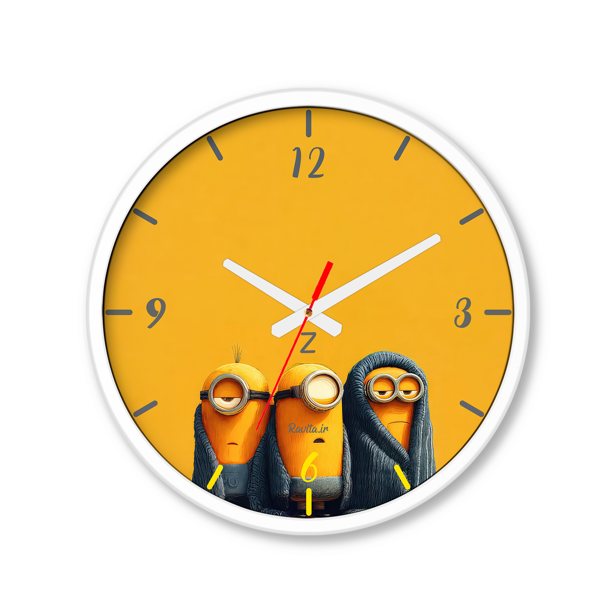 ساعت رومیزی دیواری راویتا طرح مینیونهای خوابآلود - Sleepy Minions کد 3951 ساعت رومیزی دیواری راویتا طرح مینیونهای خوابآلود - Sleepy Minions کد 3951