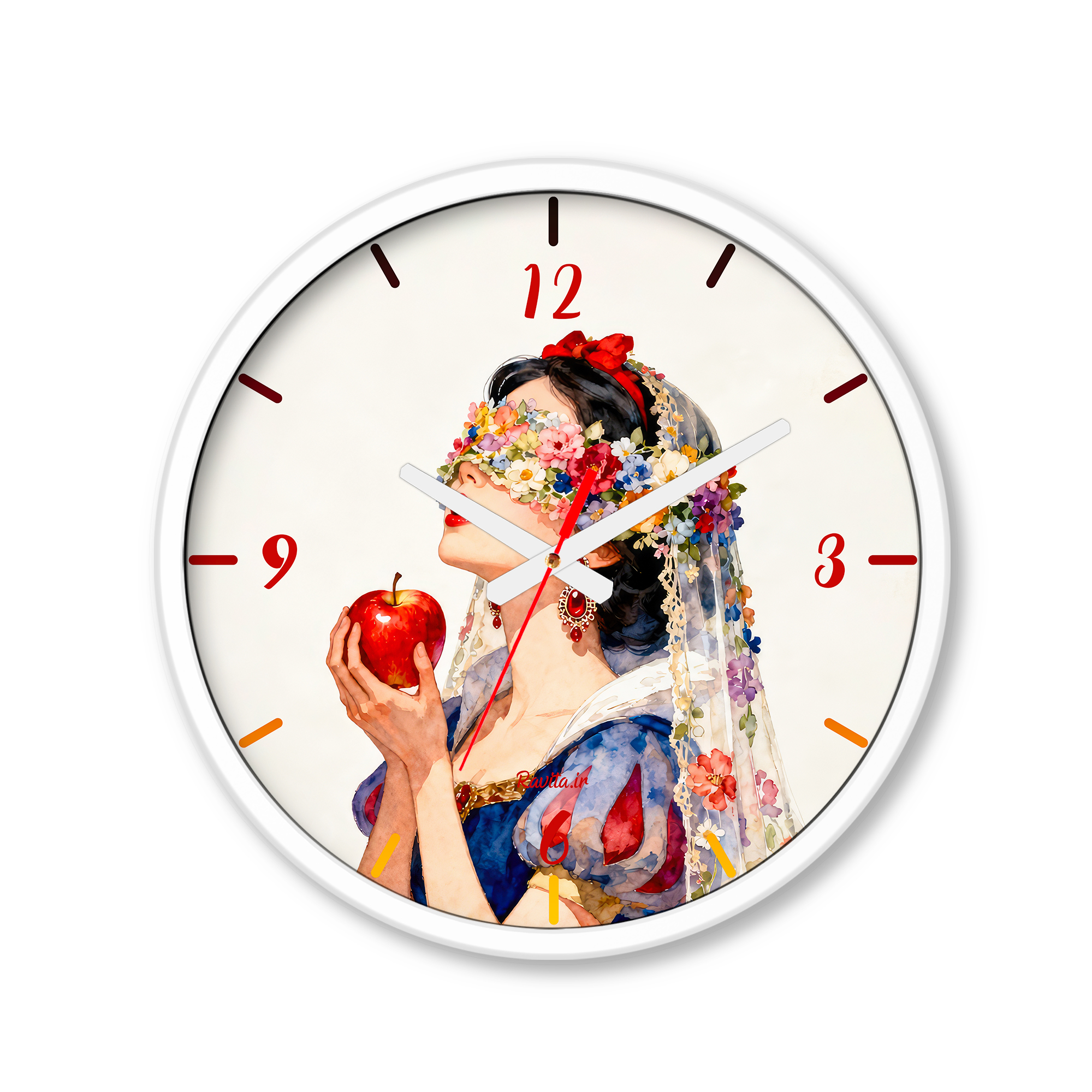 ساعت رومیزی دیواری راویتا طرح سفیدبرفی و سیب سرخ - Snow White and the Red Apple کد 3950 ساعت رومیزی دیواری راویتا طرح سفیدبرفی و سیب سرخ - Snow White and the Red Apple کد 3950