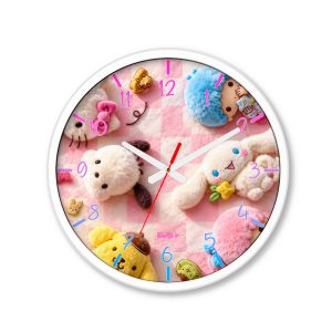 ساعت دیواری بزرگ راویتا طرح هلو کیتی و دوستان - Hello Kitty & Friends کد 3953 ساعت دیواری بزرگ راویتا طرح هلو کیتی و دوستان - Hello Kitty & Friends کد 3953