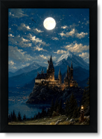 تابلو تکی راویتا طرح مدرسه هاگوارتز در هری پاتر – Hogwarts in Harry Potter کد 3847