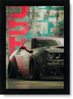 تابلو تکی راویتا طرح دوج چلنجر SRT هلکت وایدبادی – Dodge Challenger SRT Hellcat Widebody کد 3876