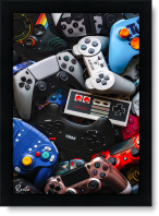 تابلو تکی راویتا طرح دسته‌های بازی کنسول – Video Game Controllers کد 3908