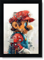 تابلو تکی راویتا طرح سوپرماریو – Super Mario کد 3917