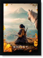 تابلو تکی راویتا طرح آتسو شبح یوتِی – Atsu Ghost of Yōtei کد 3922