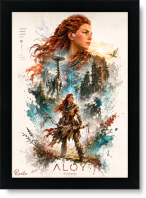 تابلو تکی راویتا طرح الوی هورایزن – Aloy Horizon کد 3934