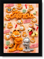 تابلو تکی راویتا طرح گارفیلد اودی و نرمان –  Garfield Odie & Nermal کد 3938