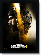 تابلو تکی راویتا طرح کاپیتان پرایس و گوست کال آف دیوتی مدرن وارفر- Captain Price & Ghost Call of Duty Modern Warfare کد 3932