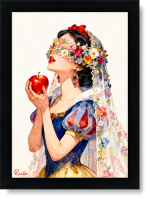 تابلو تکی راویتا طرح سفیدبرفی و سیب سرخ – Snow White and the Red Apple کد 3950