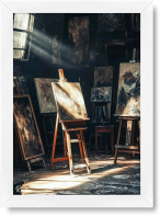 تابلو تکی راویتا طرح گالری نقاشی – Art Gallery کد 3970